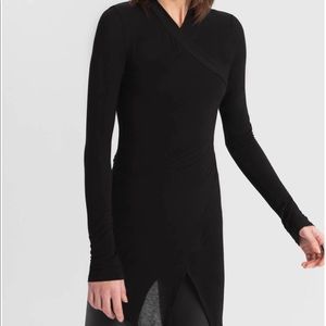 Marcella sheer Morgan tunic in black size L